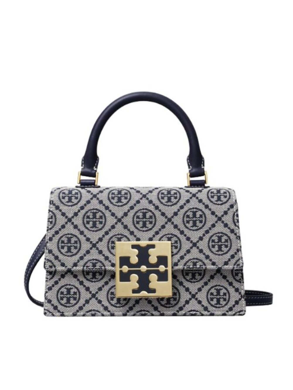 Tory Burch Mini Handbag Navy Grey 150371